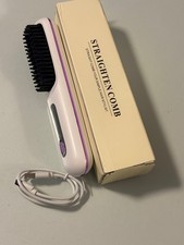 Electric Hair Straightening Brush USB Heated Styling Comb New Open Box Hair Brush and Comb price