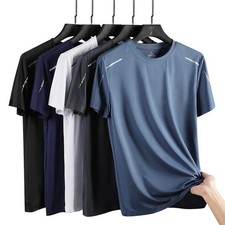 SlimFit CHRLCK Men's Quick Dry Running T-Shirt Breathable Sports Gym Fitness Top Fitwear (Fitness Clothing) price