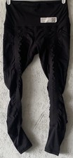 Sweetflexx Resistance Leggings W/ Pockets Womens 8 Black Workout ActiveWear NWOT Fitwear (Fitness Clothing) price