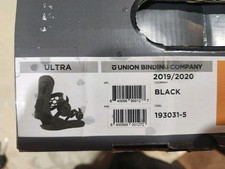 Union Ultra Snowboard Bindings-Large-Black Camo 2019/2020 Brand New Never Used Bindings price