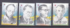 Aruba 130-33 MNH 1996 Statesmen & Politicians 10th Anniversary Set of 4 Statesmen & Politicians price