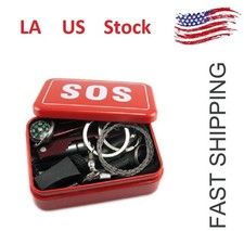 Self Help Outdoor Sport Camping Hiking Survival Emergency Gear Tools Box Kit Set Camping Set & Festival Package price