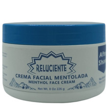 Reluciente After Shave Menthol Face Cream 8oz Cooling Hydrating Skin Care After Shave Care price