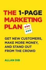 The 1-Page Marketing Plan: Get New Customers, Make More Money, And Stand  - GOOD Economics and Marketing Books price