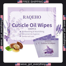100 Pack Lavender Cuticle Oil Wipes for Nail Care and Hydration Nail Care Cream price