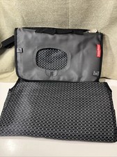 Fisher Price Gray Baby Changing Station Diaper Changing Mat Pockets portable mat Baby Changing Mat price