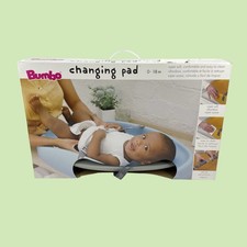 Bumbo Changing Pad - Gray - Ergonomic Mat w/ Safety Belt CZB001 #DB2277 Baby Changing Mat price