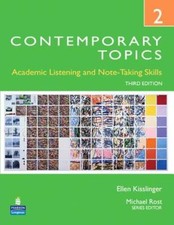 Contemporary Topics 2: Academic Listening and Note-Taking Skills, - VERY GOOD Current - General Topics price