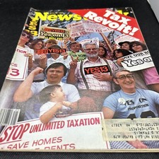 NEWSWEEK Magazine June 19, 1978 Tax Revolt Current - General Topics price