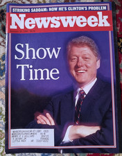 NEWSWEEK January 25 1993 Bill Clinton Inauguration David Letterman to CBS Current - General Topics price