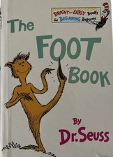 Bright & Early Books(R) Ser.: The Foot Book by Dr. Seuss (1968, Hardcover), Children's Poetry price