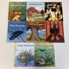 Poetry for Young People Poem Collection Kindergarten 8 Children's Book Lot Children's Poetry price