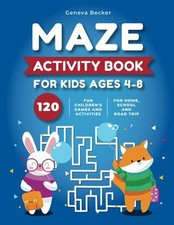 Maze Activity Book for Kids Ag - Paperback - VERY GOOD Attention & Intelligence Development Books price