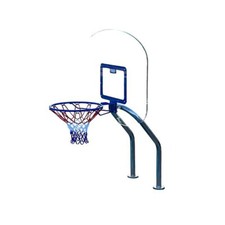 Global Pool Products X2 Basketball Game Deck Mounted Stainless Steel Dual Pole Basketball Products price