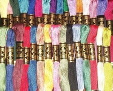 DMC Floss 1 Skein PICK YOUR COLORS #150-372 (#25 8.7yds 6-Stranded 100% Cotton) YDS price