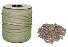 Nylon Zipper # 5  Beige 250 Yards & 250 Pcs  Slider Zipper Heads YDS price