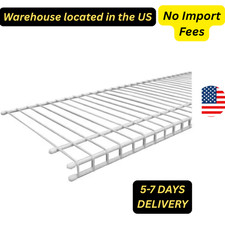 48 in. x 12 in. White Wire Closet Shelf NEW Closet Organizer price