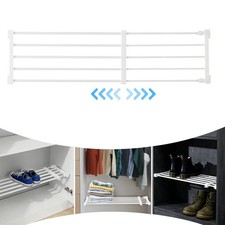 Expandable Closet Tension Shelf 19.69-31.5in Adjustable Wardrobe Divider Storage Closet Organizer price