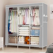 Space Saver Closet Storage Organizer Wardrobe Clothes Rack with Shelves Portable Closet Organizer price