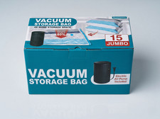 15 Jumbo Vacuum Storage Bags with Electric Pump Storage Bag price
