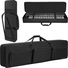 88 Key Keyboard Case (Size:54"X7"X13.5"), Keyboard Gig Bag Case with Adjustable Musical Instrument Case & Bag price