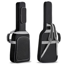 Electric Bass Guitar Bag 12mm Sponge Soft Padded Gig Case Waterproof Black Gray Musical Instrument Case & Bag price