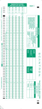 1 Authentic Green Scantron 882-E Testing Test Exam Assessment Form Sheet Test Sheets price
