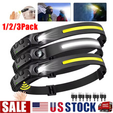 1 to 3pack Rechargeable Waterproof LED Headlamp Headlight Head Light Flashlight Headlamp price