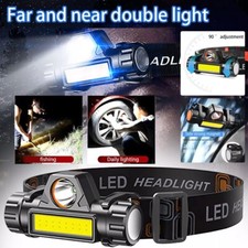 USB Rechargeable Waterproof LED Headlamp Headlight Head Light Flashlight 2 Modes Headlamp price