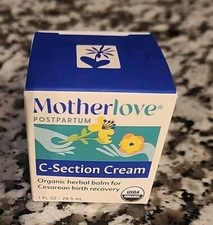 MotherLove Postpartum Organic C-Section Cream 1 FL OZ NEW Exp 1/2026 Mother Love Postpartum Stretch Mark Cream price