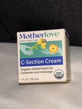 MotherLove Postpartum Organic C-Section Cream 1 FL OZ NIB EXP 04/2028 & 9/27 NEW Postpartum Stretch Mark Cream price