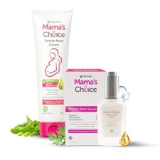Mama's Choice Stretch Mark Cream + Serum Pregnancy Postpartum Treatment 2pc Set Postpartum Stretch Mark Cream price