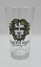 Green Man Brewery Asheville NC Pint Beer Glass Legendary Ales Craft Beer 16 Oz ALES price