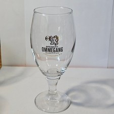 Ommegang Brewery Beer Glass Tulip 12oz Logo Belgian Style Ales Cooperstown NY ALES price