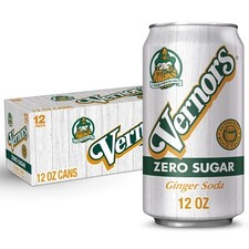 Vernors Zero Sugar Ginger Soda 12 fl oz 12 pack Free Shipping!!!!!! ALES price