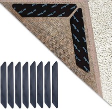 8PCS Carpet Mat Grippers Non Slip Rubber Rug Sticker Skid Tape Reusable Adhesive Mat price
