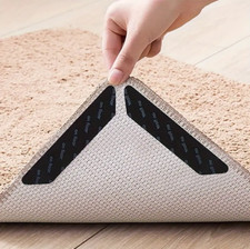 8pcs Carpet Mat Adhesive Grippers Non Slip Rubber Rug Stickers Reusable Tape Mat price