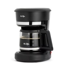 Mr. Coffee 5 Cup Switch Coffee Maker Black: Small Drip Coffee Machine, Electric, Coffee Makers price