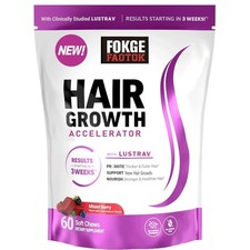 Force Factor Hair Growth Accelerator Soft Chews, Hair Growth Vitamins For Women Hair Loss Products price