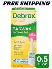 Debrox Ear Wax Removal Drops Gentle Microfoam Ear Wax Remover 0.5 Fl Oz Wax price