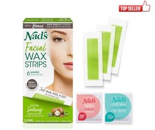 Nad's Facial Wax Strips - Hypoallergenic All Skin Types - Facial Hair Removal Wax price