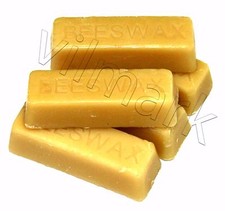 Beeswax 5 oz Filtered 100% Pure YELLOW Premium Bees Wax Cosmetic Grade A 5 bars Wax price