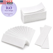 Pack Of 160 Professional Wax Strips for Waxing – Tear-Resistant Fabric Hair Remo Wax price