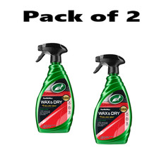 (2 pack) Turtle Wax Quick and Easy 1-Step Wax and Dry Spray Wax, 26 oz Wax price