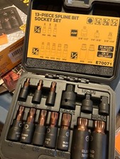 13 Piece XZN Triple Square Spline Bit Impact Socket Set Premium S2 Steel Europe Sockets price