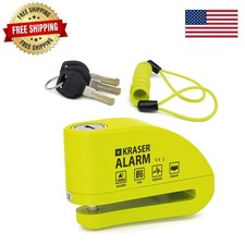 Reinforced Motorcycle Lock with Powerful 110dB Alarm - Complete Kit Included Motorcycle Lock & Alarm price