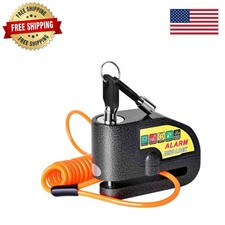 Secure Your Bike with 110dB Anti-Theft Disc Brake Lock - Waterproof Design Motorcycle Lock & Alarm price