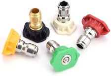 5Pcs Pressure Washer Spray Tips Nozzles High Power Kit Quick Connect 1/4" SET Pressure Washer price