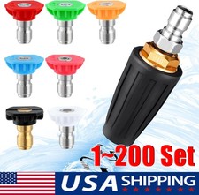 4.0GPM High Pressure Washer Rotating Turbo Nozzle Spray Tip 4000PSI 1/4" Quick Pressure Washer price