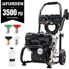 Efurden 3500 PSI Gas Pressure Washer 4 Nozzles Gas Powered Washer 2.3 GPM 209cc Pressure Washer price